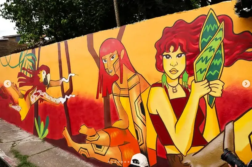 Parintins amplia circuito de arte urbana com novos murais às vésperas do festival